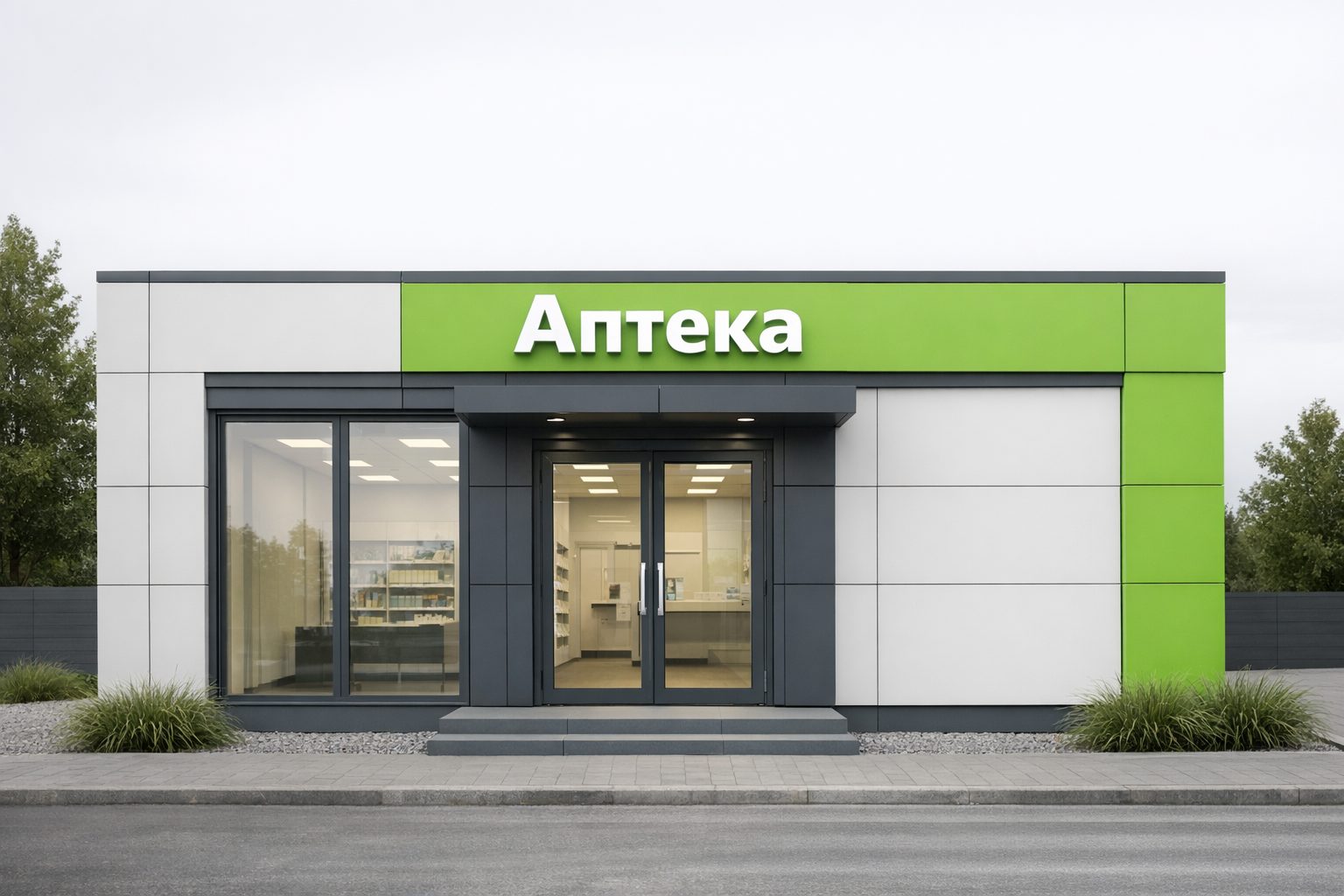 Модульная аптека с холодильником